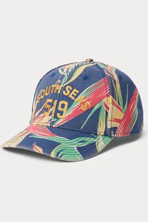 Ralph Lauren Gorra de cambray con estampado tropical