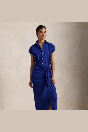 Ralph Lauren Vestido camisero de sarga de algodón
