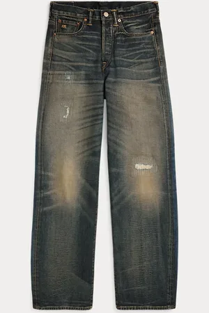 Ralph Lauren Jeans Kenley vintage anchos desgastados
