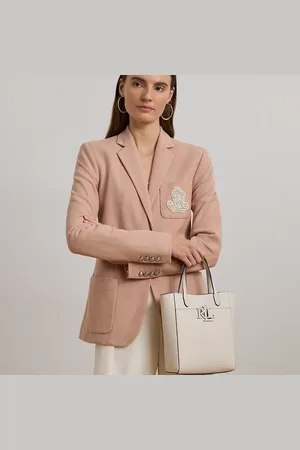 Ralph Lauren Bolso tote Cameryn de piel granulada