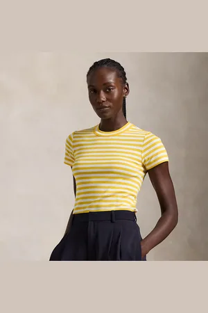 Ralph Lauren Camiseta de algodón con rayas
