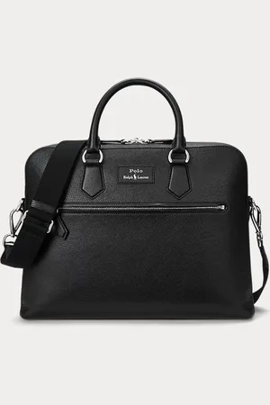 Ralph Lauren Bolso de viaje de piel granulada
