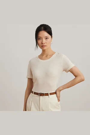 Ralph Lauren Camiseta de punto de mezcla de lino