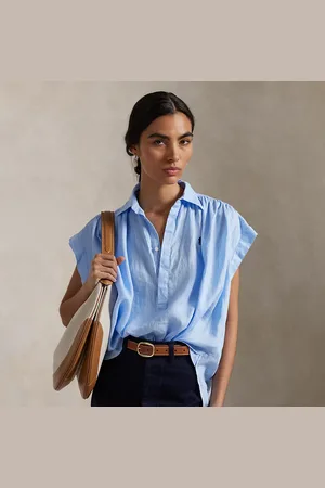 Ralph Lauren Camisa popover de lino