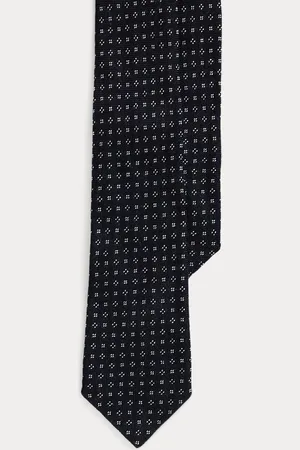 Ralph Lauren Corbata estampada de seda y cachemira
