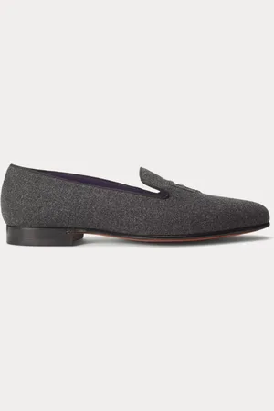 Ralph Lauren Zapatillas de casa Alonzo de franela