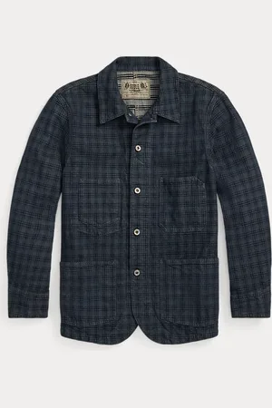 Ralph Lauren Chaqueta denim de jacquard con cuadros