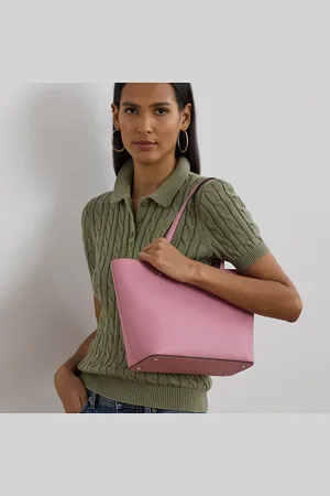 Ralph Lauren Bolso tote Karly mediano de piel cruzada