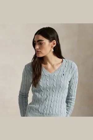 Ralph Lauren Jersey de algodón en punto de ochos