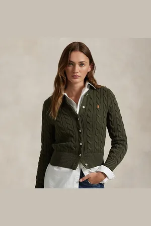Ralph Lauren Cárdigan de algodón en punto de ochos