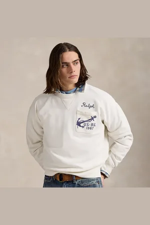 Ralph Lauren Sudadera de felpa con gráfico vintage