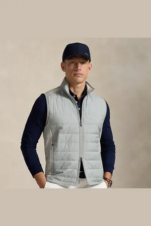 Ralph Lauren Chaleco bimaterial con cremallera