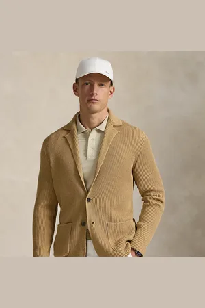 Ralph Lauren Cárdigan tipo blazer de algodón