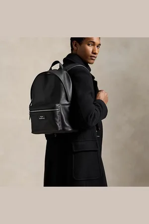 Ralph Lauren Mochila de piel suave