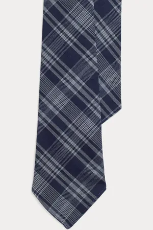 Ralph Lauren Corbata de algodón vintage de cuadros