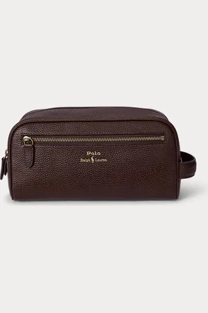 Ralph Lauren Neceser de piel granulada