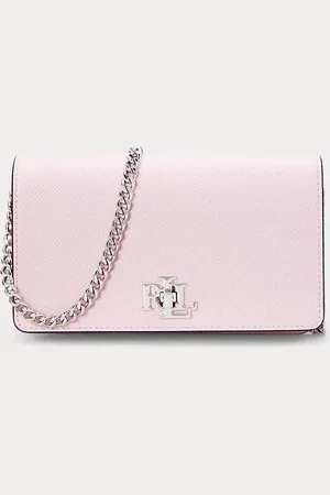 Ralph Lauren Cartera cruzada de piel con textura