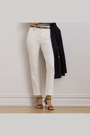 Ralph Lauren Tallas Pequeña - Pantalón de algodón de doble cara