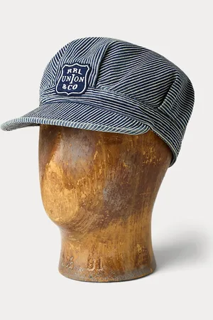 Ralph Lauren Gorra de maquinista de piqué con rayas
