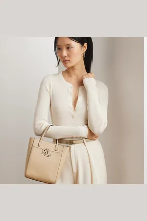 Ralph Lauren Bolso tote Cameryn de piel granulada