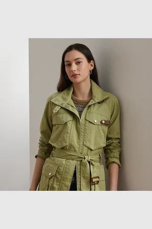 Ralph Lauren Cazadora de sarga de mezcla de algodón