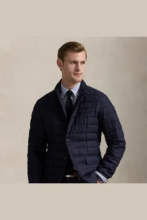Ralph Lauren Chaqueta de lino acolchada de plumón