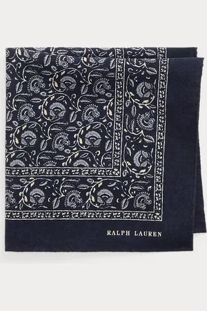 Ralph Lauren Pañuelo cuadrado de crepé de seda