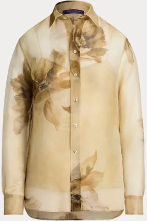 Ralph Lauren Camisa Adrien de gasa con flores
