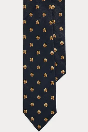 Ralph Lauren Corbata club ecuestre de seda