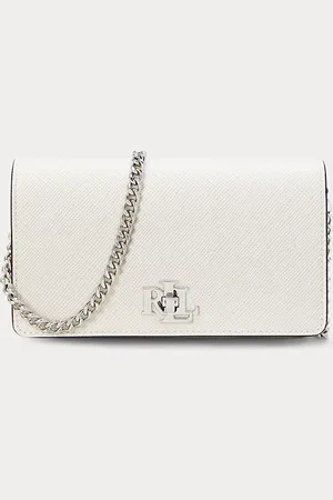 Ralph Lauren Cartera cruzada de piel con textura