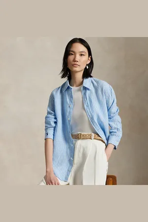Ralph Lauren Camisa de lino oversize