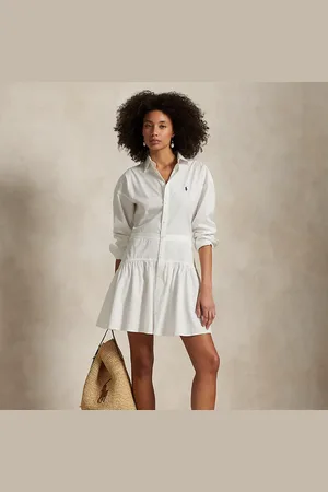 Ralph Lauren Vestido camisero de paño de algodón