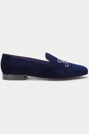 Ralph Lauren Zapatilla de casa Alonzo de terciopelo