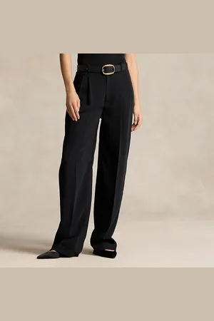 Ralph Lauren Pantalón de pernera recta con pinzas