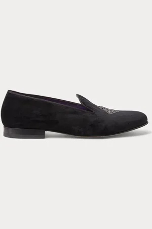 Ralph Lauren Zapatilla de casa Alonzo de terciopelo