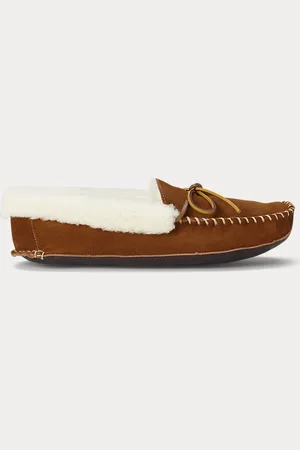 Ralph Lauren Zapatillas de casa Yarmond de ante