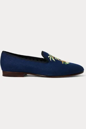 Ralph Lauren Zapatillas de casa Paxton con bordado