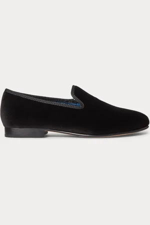 Ralph Lauren Zapatillas de casa de terciopelo Paxton