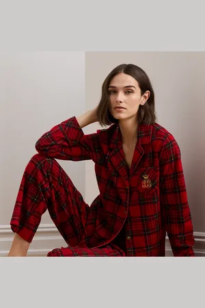 Ralph Lauren Pijama de tejido polar con cuadros