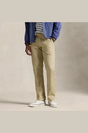 Ralph Lauren Pantalón de lino y algodón Straight Fit