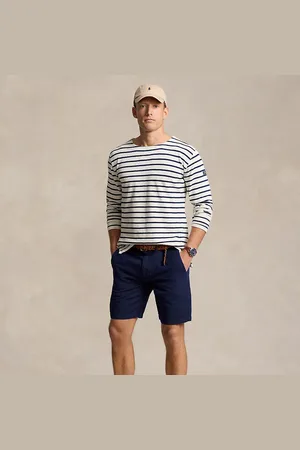 Ralph Lauren Pantalón corto de lino y algodón