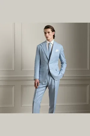 Ralph Lauren Pantalón Gregory de seda y lino