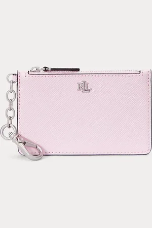 Ralph Lauren Tarjetero de piel con textura