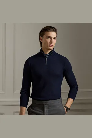 Ralph Lauren Jersey de algodón y seda con textura