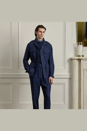 Ralph Lauren Pantalón Gregory de lino hecho a mano