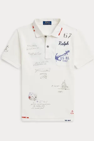 Ralph Lauren Polo náutico de piqué de algodón