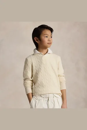 Ralph Lauren Jersey de cachemira en punto de ochos