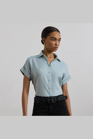 Ralph Lauren Camisa de lino de manga corta