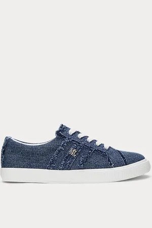Ralph Lauren Deportivas Janson de denim deshilachado