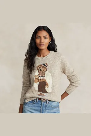 Ralph Lauren Jersey de mezcla de algodón Polo Bear